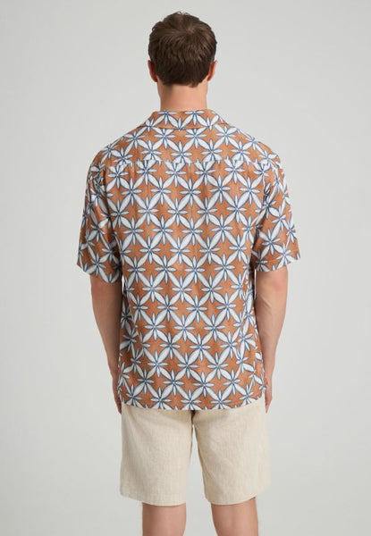 Flora Short Sleeve Print Shirt