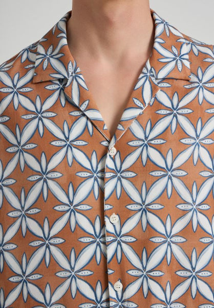 Flora Short Sleeve Print Shirt