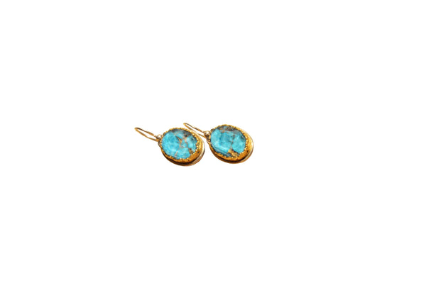 Iris Oval earrings