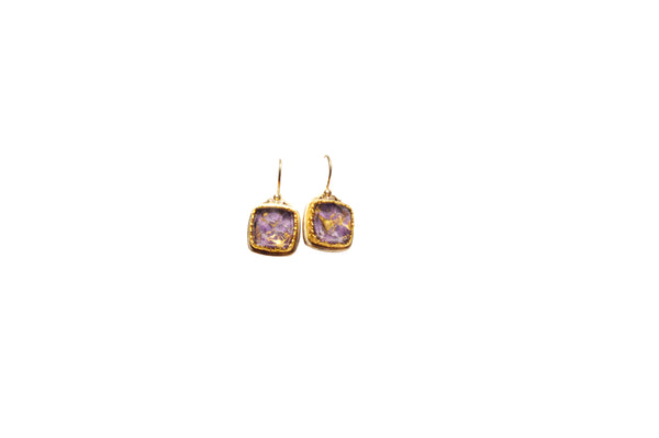 Iris Square earrings