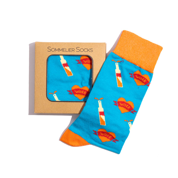 Sommelier Socks | TURQUOISE - Wine Lovers