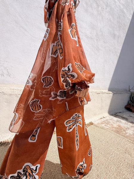 Nurea Cotton Wide - Harem Pants