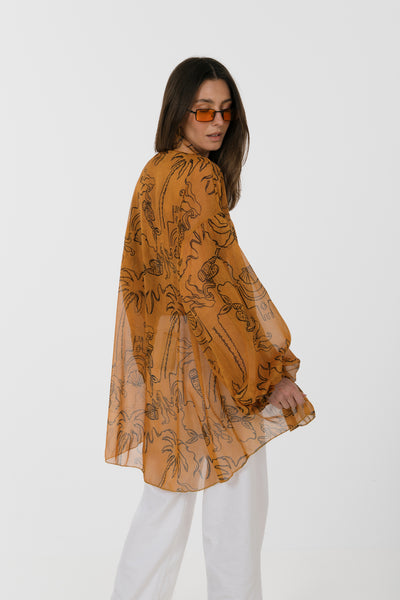 Eros Printed Tunic Shirt