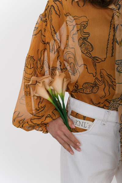 Eros Printed Tunic Shirt