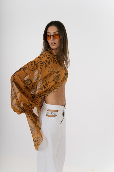 Eros Printed Tunic Shirt