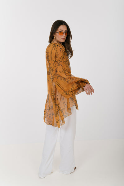 Eros Printed Tunic Shirt