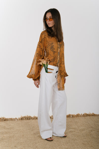 Eros Printed Tunic Shirt