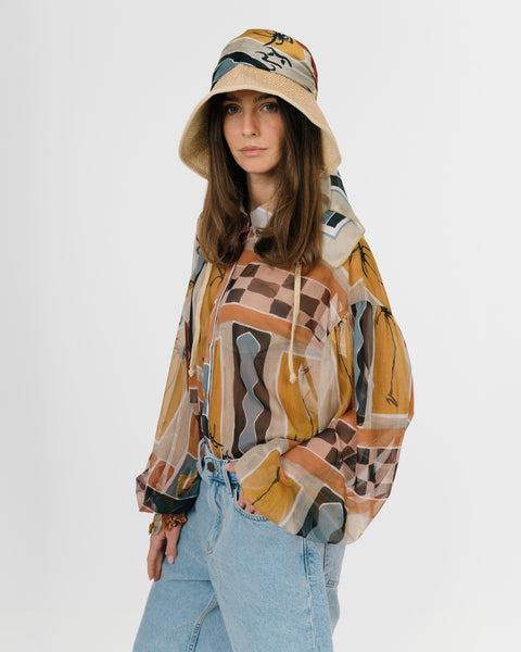 Eros Printed Tunic Shirt