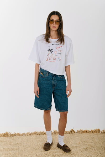 Raw Boxy Top Story - Painted In White