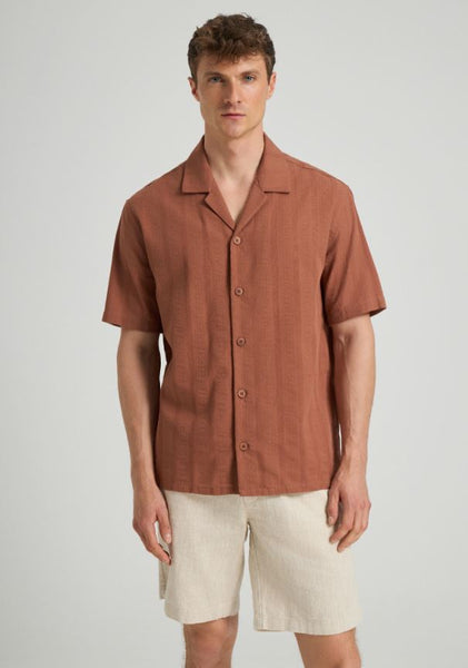 Delos Resort Cotton Shirt - Black