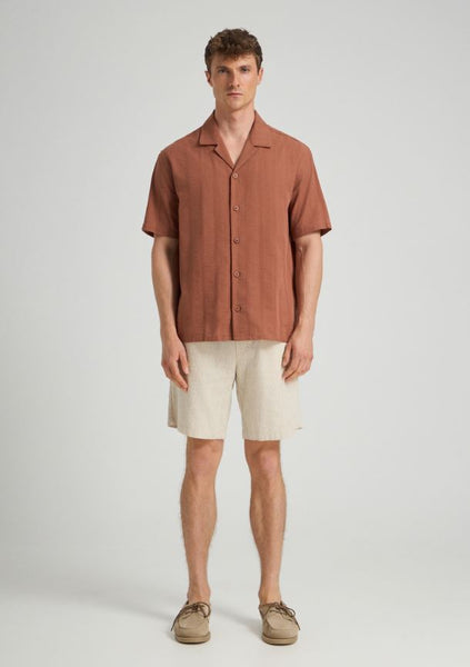 Delos Resort Cotton Shirt - Black