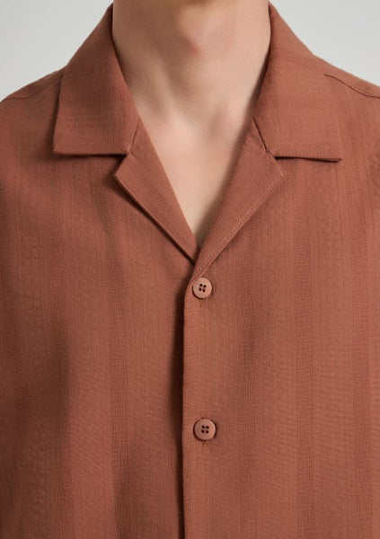 Delos Resort Cotton Shirt - Black