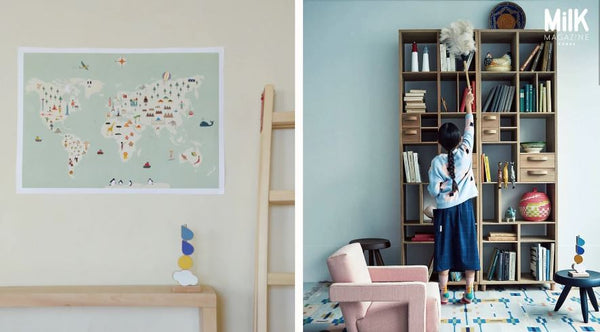 "Catch the cloud" wooden stacking toy