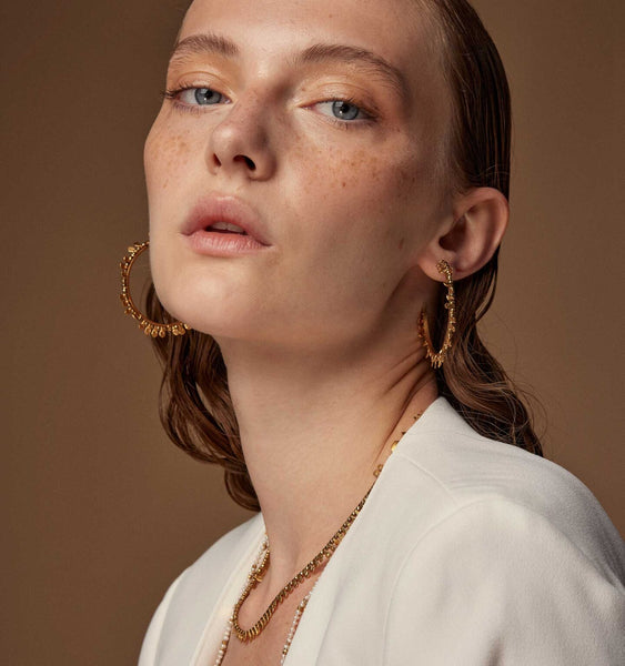 "Girasole" Gold Plated Earrings