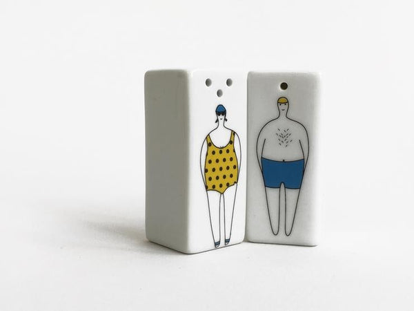 Porcelain Salt & Pepper Set