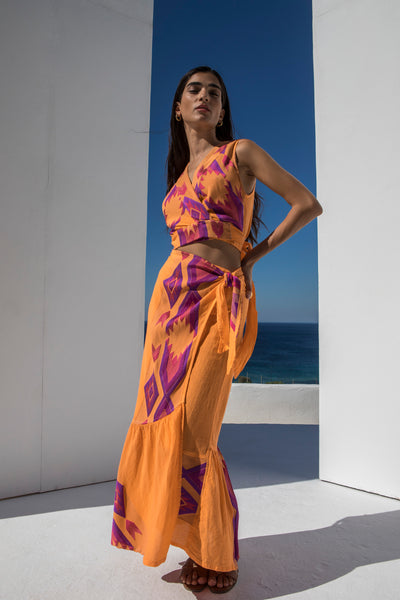 Theta Maxi Skirt