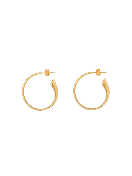 Flame Hoops Earrings