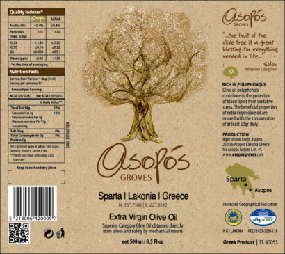Asopos | Extra Virgin Olive Oil