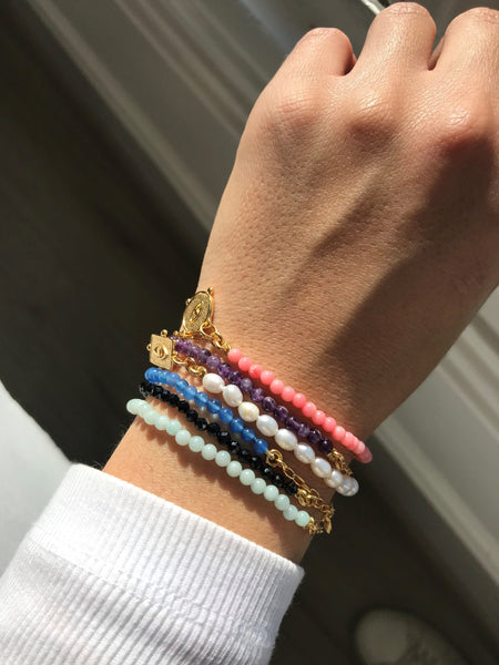 Mini Round Eye Stone Bracelet