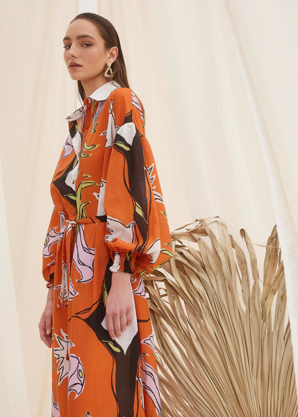 Athena Swank Fine Maxi Shirt Dress