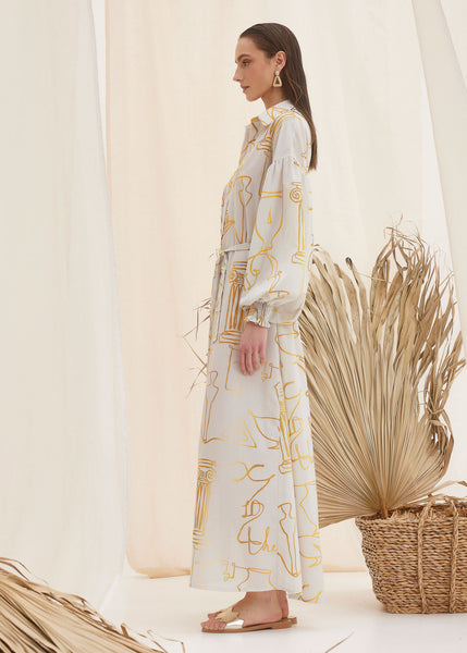 Athena Swank Fine Maxi Shirt Dress
