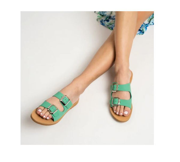 Nas Ikaria Green - Alessandra Sandals