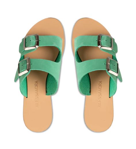 Nas Ikaria Green - Alessandra Sandals