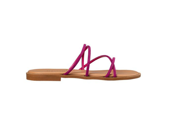 Sarakiniko Strappy Mauve - Alessandra Sandals