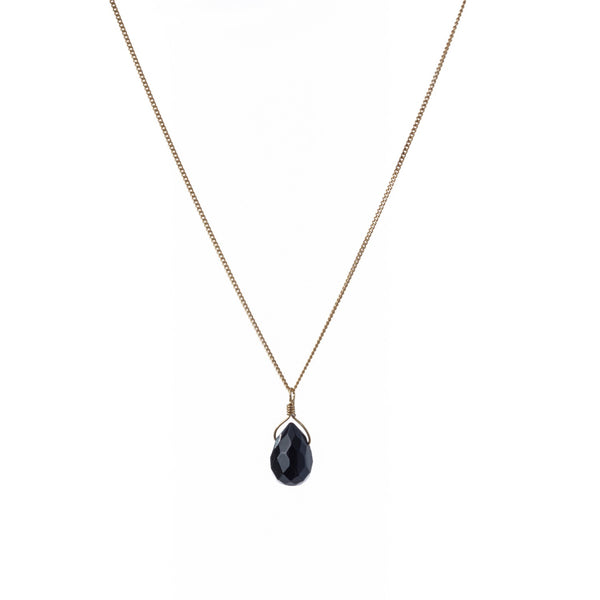 Drop Gemstone Necklace
