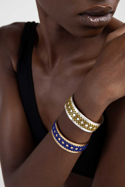 Rattan Gold Bracelet