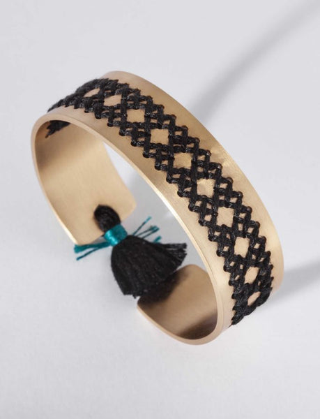 Rattan Gold Bracelet