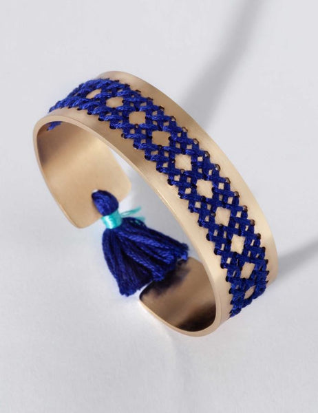 Rattan Gold Bracelet