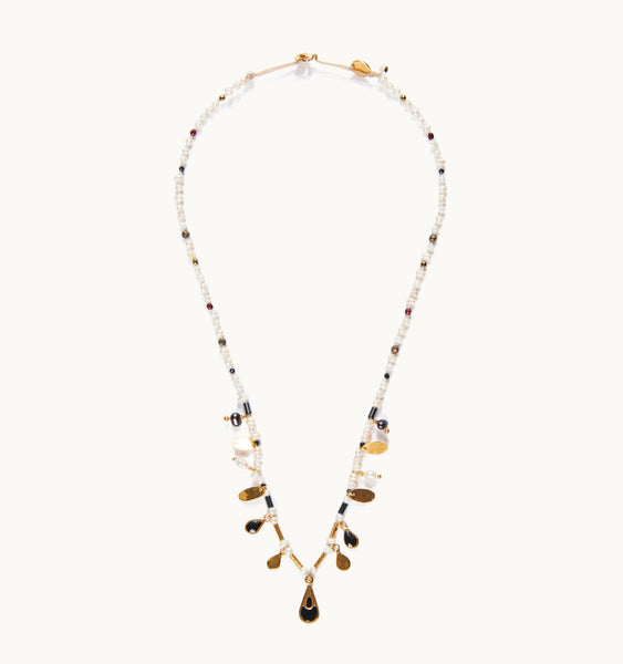 "Drop" Short Stone Necklaces