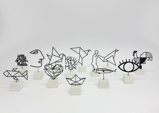 Steel Free-standing Deco (various styles)