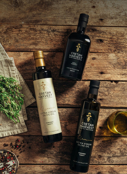 Cretan Harvest |  Premium - Organic Extra Virgin Olive Oil