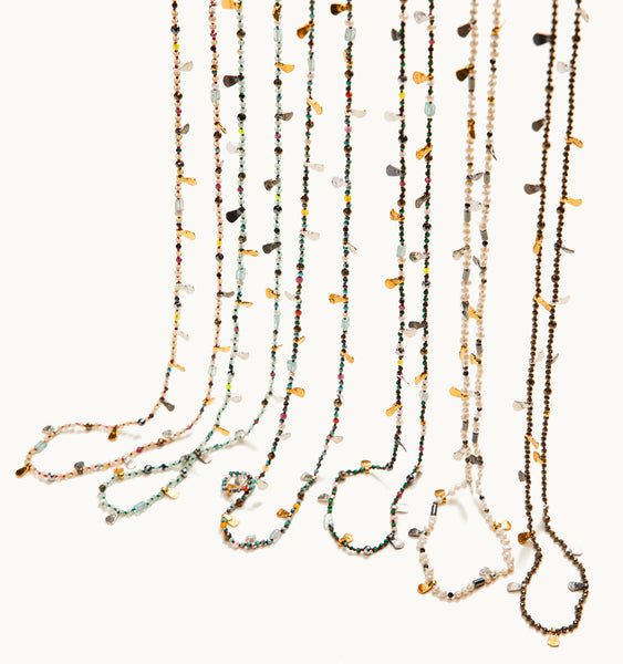 "Girasole" Long Mix Necklaces