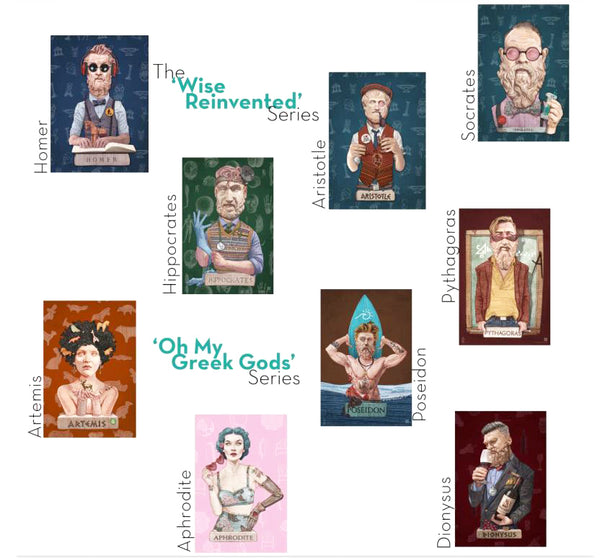 Posters | Greek Philosophers & Gods
