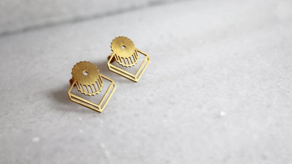 Parthenon Columns stud earrings