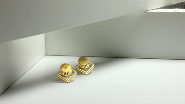 Parthenon Columns stud earrings