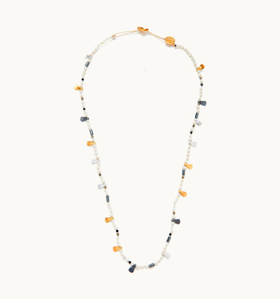 "Girasole" Short Stone Mix Necklaces