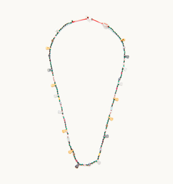 "Girasole" Short Stone Mix Necklaces