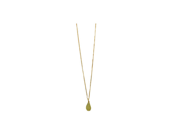 Drop Gemstone Necklace