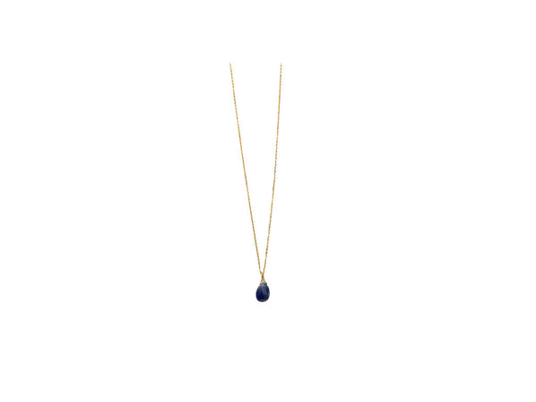 Drop Gemstone Necklace