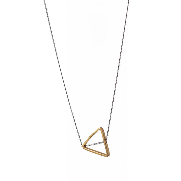 Geometrical Elements GOLD | Black Chain