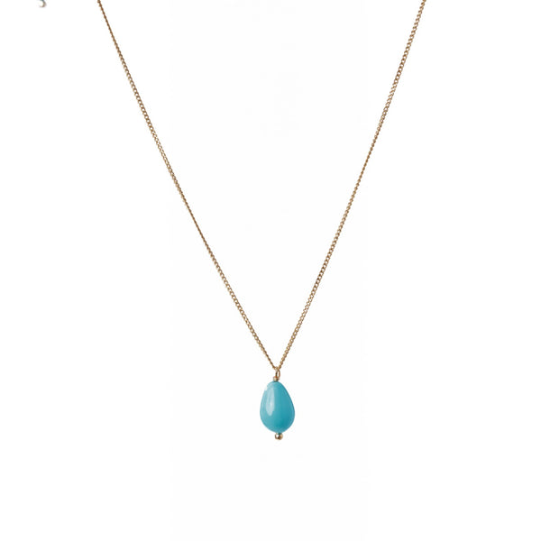 Drop Gemstone Necklace